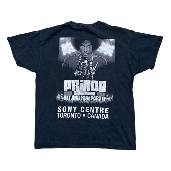Prince 3rdEyeGirl Hit & Run Part 2 Toronto 2015 Tour Music Band T Shirt Mens XL - Picture 1 of 10
